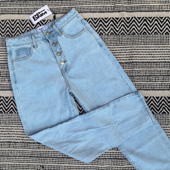 Princess Polly Back To Life High Waisted Jeans size 4 - Picture 3 of 8